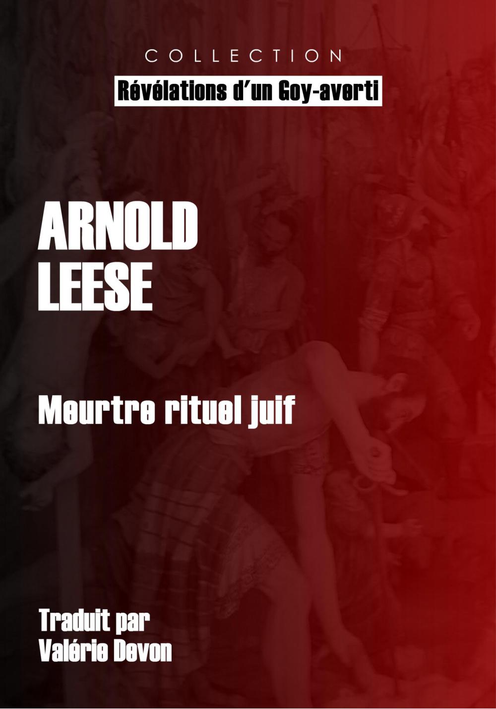 Leese Arnold - Meurtre rituel juif - couv 1